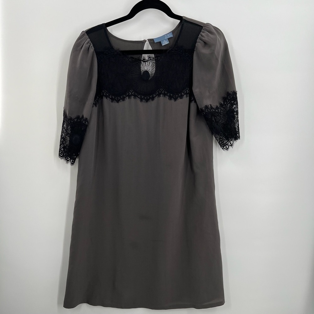 Lil Grey/ Black Lace Dress Ladies Size4